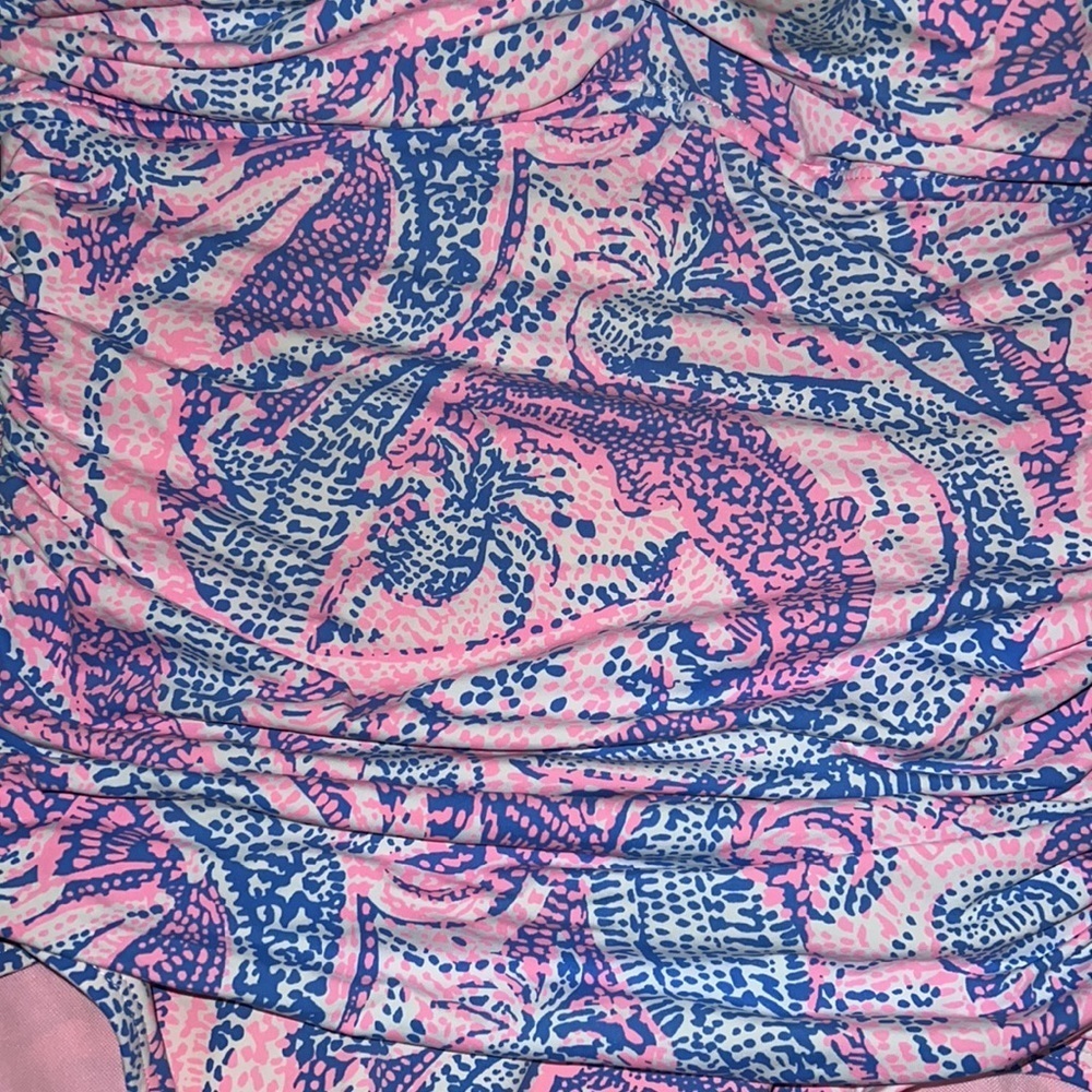 Lilly Pulitzer Flamenco one-piece bathing suit in print Maybe Gator size 12 EUC - Picture 4 of 8